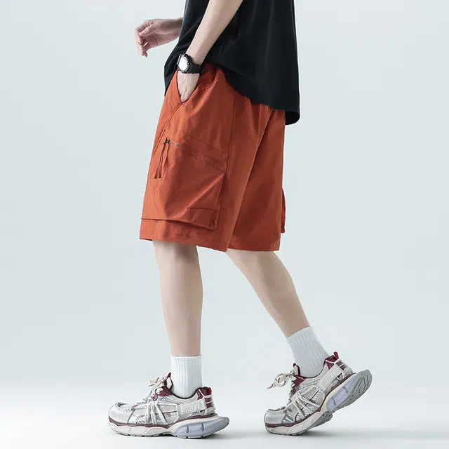 左岸 美式速干多巴胺夏季薄款透气穿搭五分裤工装短裤 男款