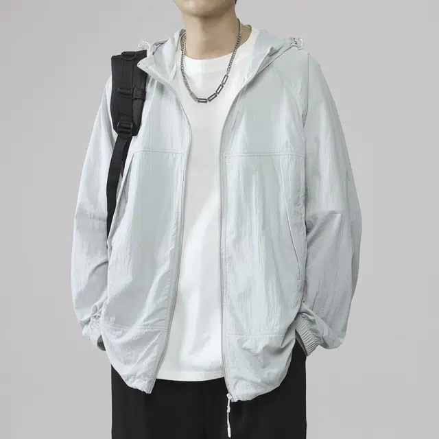 左岸 宽松轻薄款防紫外线凉感户外运动防晒服 男款