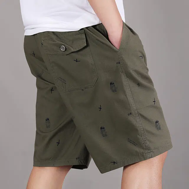 左岸 夏季美式高街风百搭时尚日常通勤户外活动宽松舒适透气吸汗冰丝潮牌休闲短裤 男款