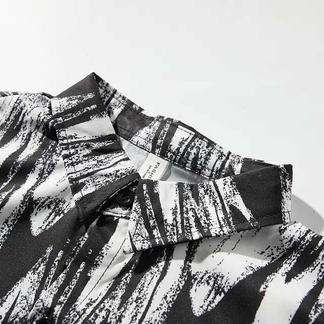 左岸 夏季美式休闲风百搭时尚日常通勤户外活动宽松舒适透气吸汗冰爽帅气潮牌衬衫 男款