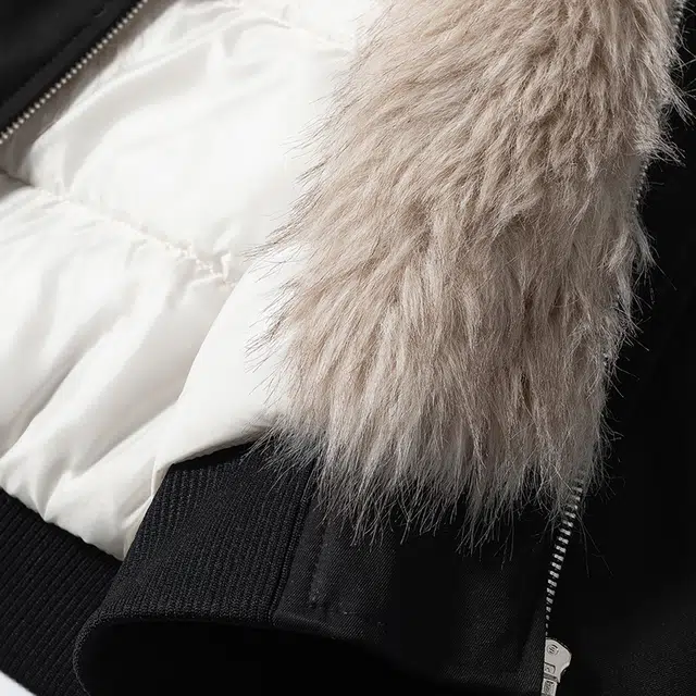 左岸 美式高街座山雕棉衣冬季毛领棉袄外套情侣款加绒加厚防风保暖连帽上衣棉服 男女同款