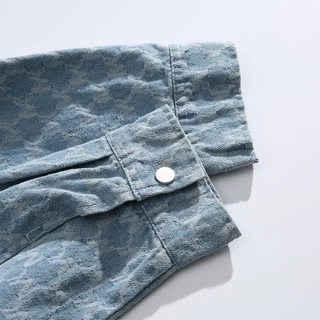 左岸 美式高街百搭牛仔上衣设计纽扣简约时尚个性高级感宽松休闲舒适小众学院风港风潮牌衬衫 男款