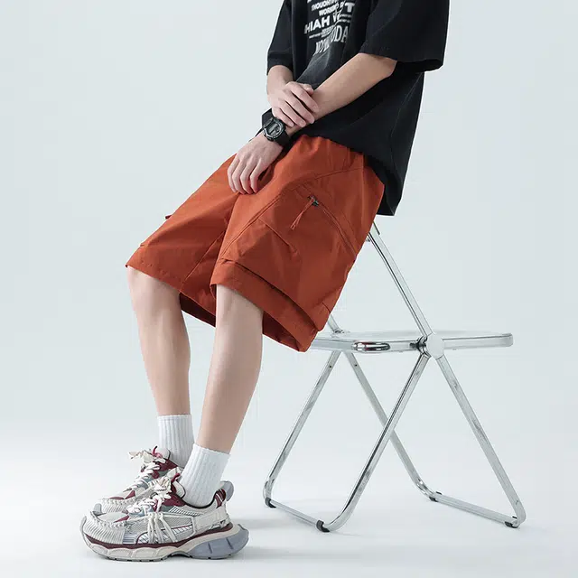 左岸 美式速干多巴胺夏季薄款透气穿搭五分裤工装短裤 男款