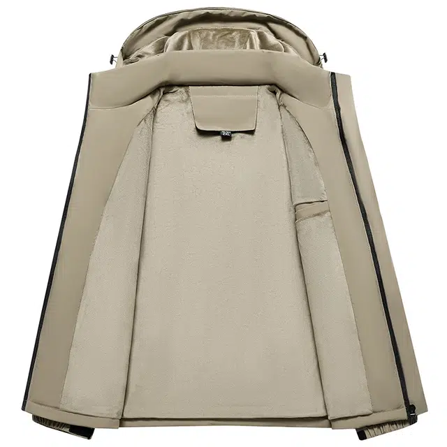 左岸 秋冬加绒加厚美式工装风带帽上衣加肥加大码百搭简约休闲宽松山系户外防风保暖棉袄外套棉服 男款