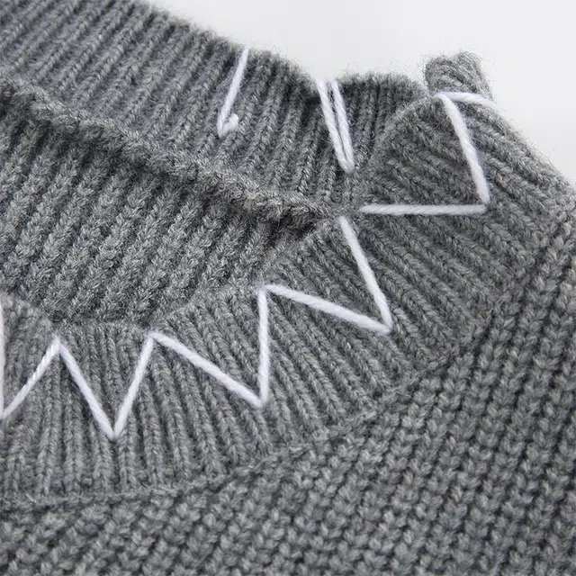 左岸 休闲时尚宽松高级感春秋圆领坎肩毛衣保暖秋冬内搭舒适打底衫针织衫背心 男款