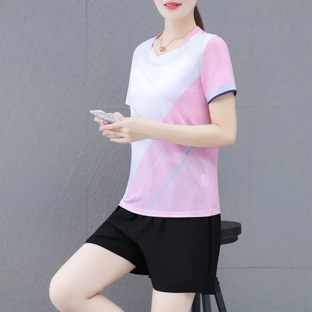 左岸 冰丝速干衣短裤运动休闲套装 女款