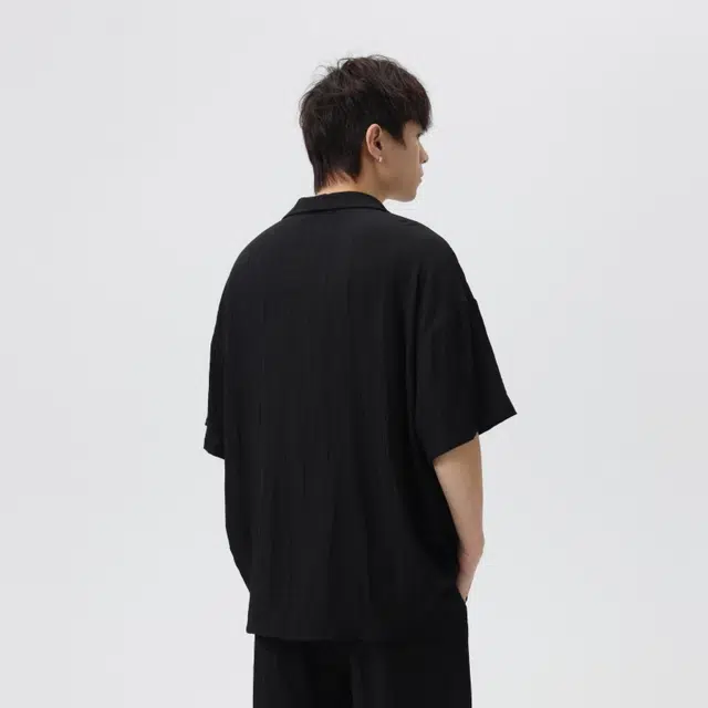 左岸 夏季男高级感衬衣轻熟韩系休闲度假风短袖宽松上衣衬衫 男款
