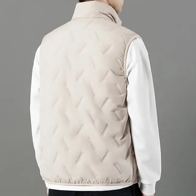 左岸 美式青少年秋冬立领加绒加厚开衬外套宽松舒适百搭时尚潮流小众学院风港风潮牌马甲 男款