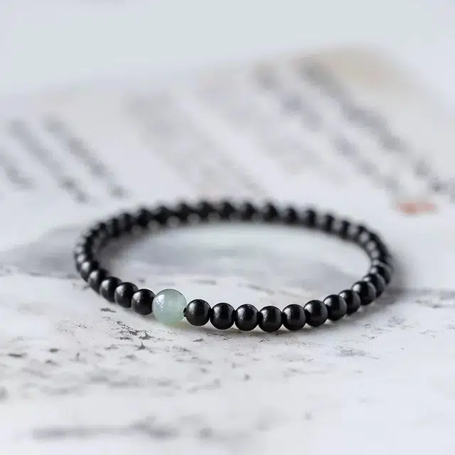 芳缘小傅 文玩佛珠 简约时尚名贵檀木高档小众 诸事顺利时来运转八方来财 #好运 黑檀 手串 男女同款情侣款