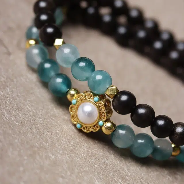 【婧】 芳缘小傅 国潮新中式文玩佛珠八方来财盘玩新宠静心凝神出街神器素雅百搭高品念珠国风转运礼盒 #好运  黑檀 手串 男女同款情侣款