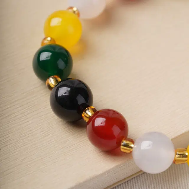 芳缘小傅 本命年新中式文玩佛珠转运珠福牌国风纳福有钱花 高级感气质小众 #好运 玛瑙 手串 男女同款情侣款