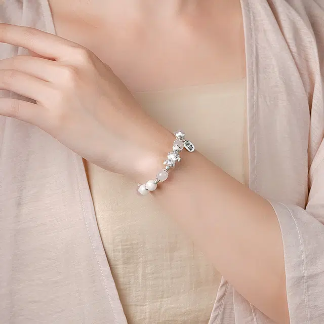 芳缘小傅 貔貅宝宝 吞金兽新中式本命年百搭手链财源滚滚七夕限定小众精致高级女朋友精美礼盒#好运 白玉菩提 手串 男女同款情侣款