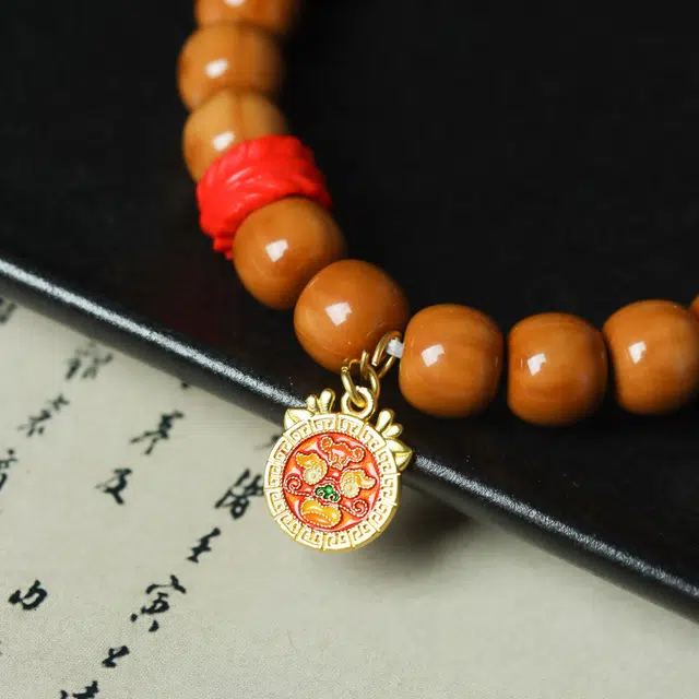 芳缘小傅 本命年精品原籽盘玩佛珠 文玩转运珠 本命年一帆风顺大吉#好运 猴头核桃 手串 男女同款情侣款