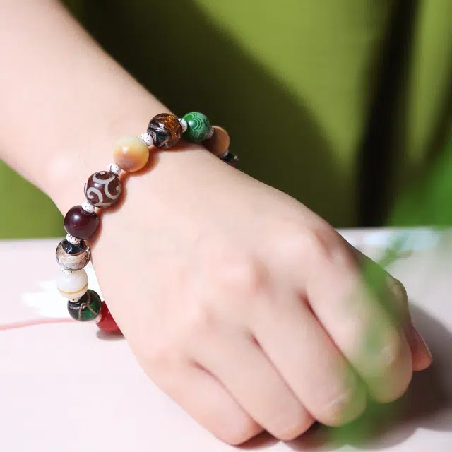 芳缘小傅 福禄双全新中式文玩佛珠 转运珠国风精致小众设计高级感气质小众五行多宝 #好运 琉璃 手串 男女同款情侣款