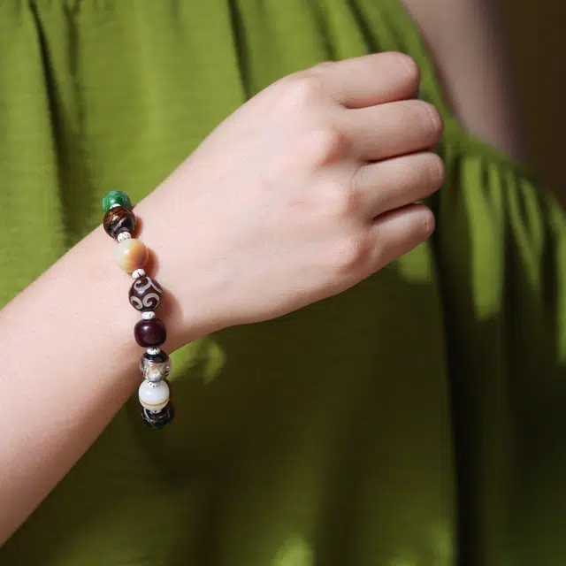 芳缘小傅 福禄双全新中式文玩佛珠 转运珠国风精致小众设计高级感气质小众五行多宝 #好运 琉璃 手串 男女同款情侣款