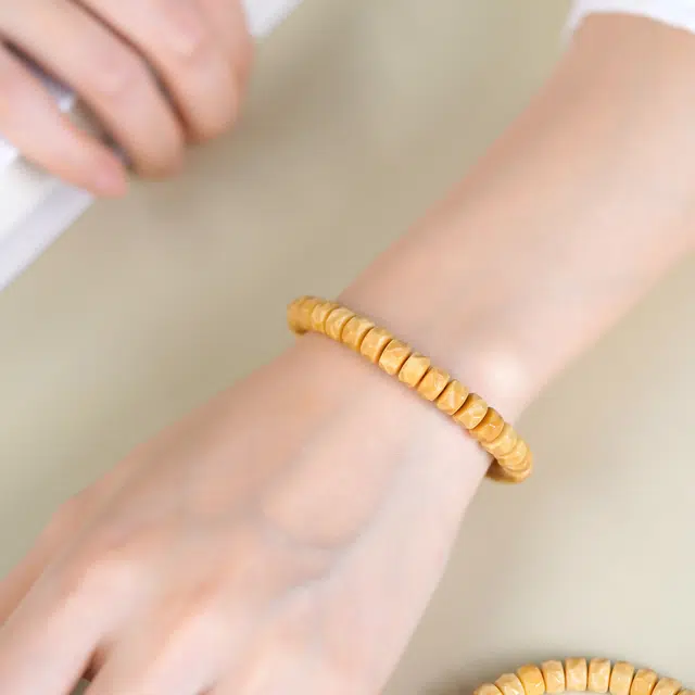 芳缘小傅 无相复古文玩手饰 新中式国潮国风小众文玩佛珠精致百搭招财纳福平安喜乐福禄吉祥龙脊#好运 菩提子/菩提籽 手串 男女同款情侣款