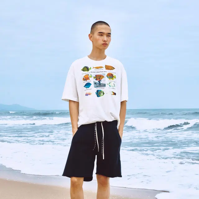 Crying Center Tropical Fish Tee