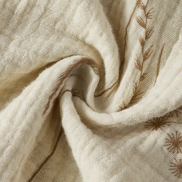 热妒 春秋款纯棉纱布婴儿棉带胸垫一体高级感可外穿大码睡衣套装 女款