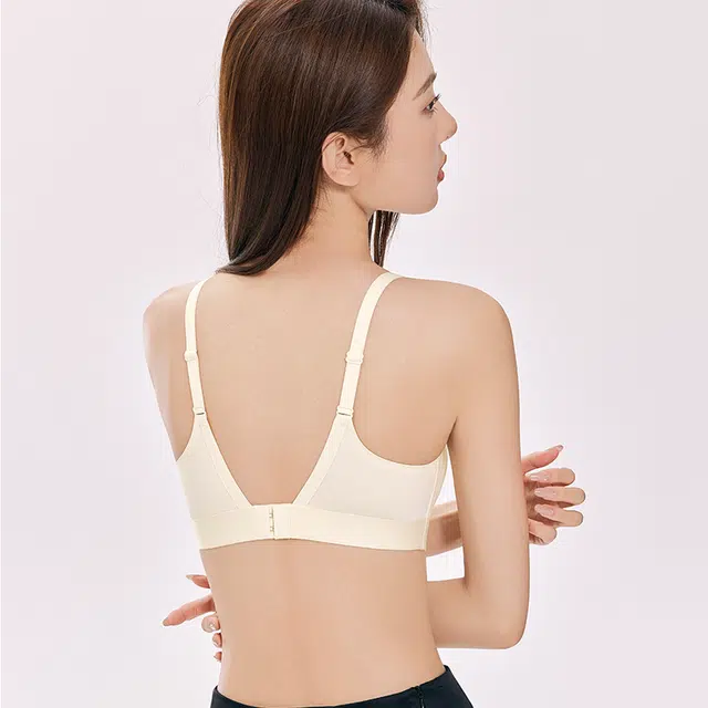 浪莎 性感蕾丝立体聚拢上托内衣防下垂收副乳塑型美背柔软舒适亲肤文胸 女款