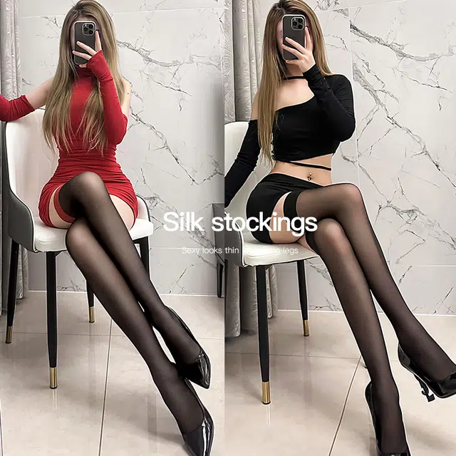 浪莎 光腿神器薄款过膝袜长筒袜 女款