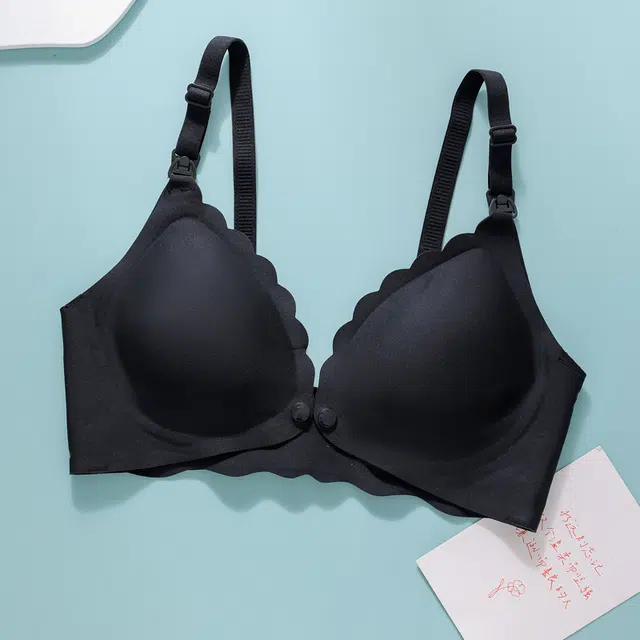 浪莎 薄款 无痕迹 聚拢 透气舒适 哺乳文胸