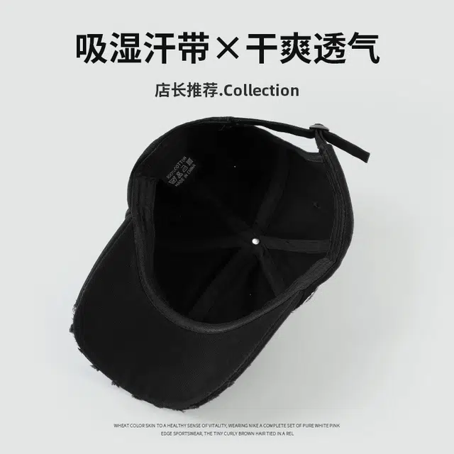 浪莎 春秋季创意彩色涂鸦软顶帽子显脸小个性嘻哈 棉 鸭舌帽 男女同款情侣款