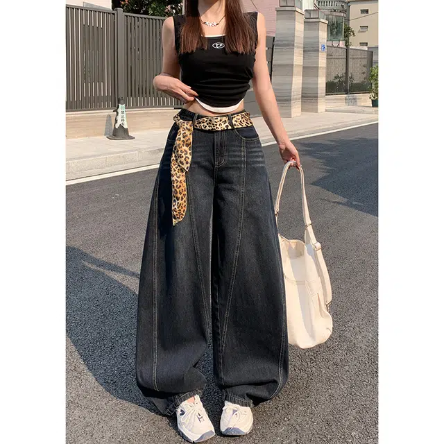 玫丝朵 优雅时尚百搭显瘦牛仔裤 女款