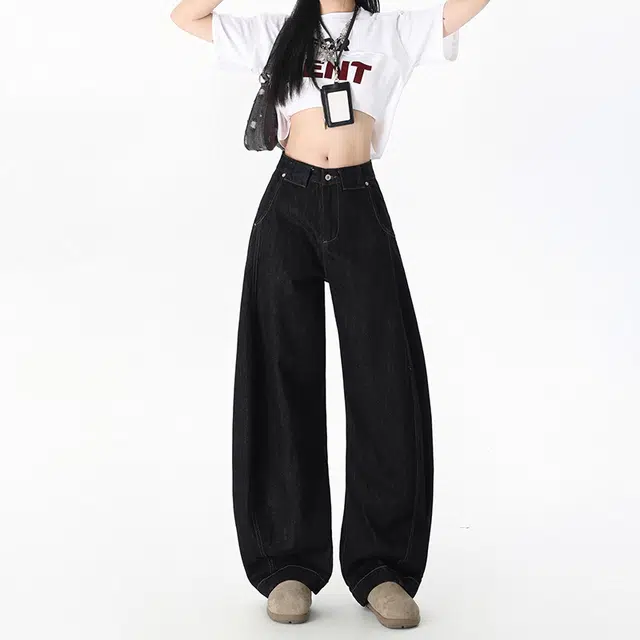 玫丝朵 休闲简约舒适百搭牛仔裤 女款