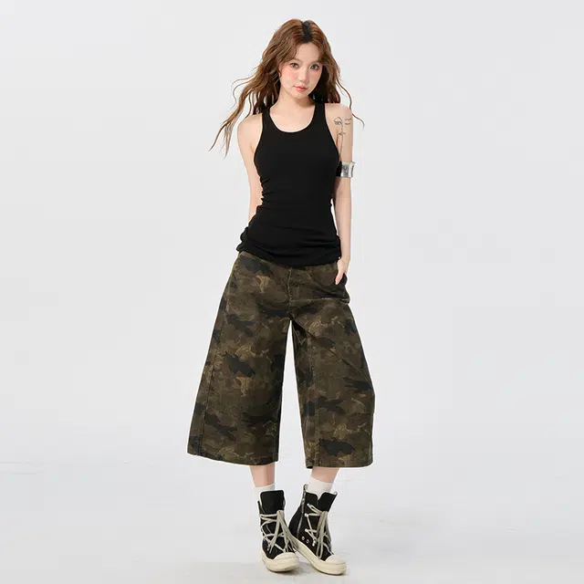 玫丝朵 美式复古辣妹扭结美背时尚百搭挂脖吊带背心 女款