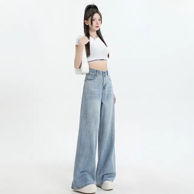 玫丝朵 简约休闲百搭牛仔裤 女款