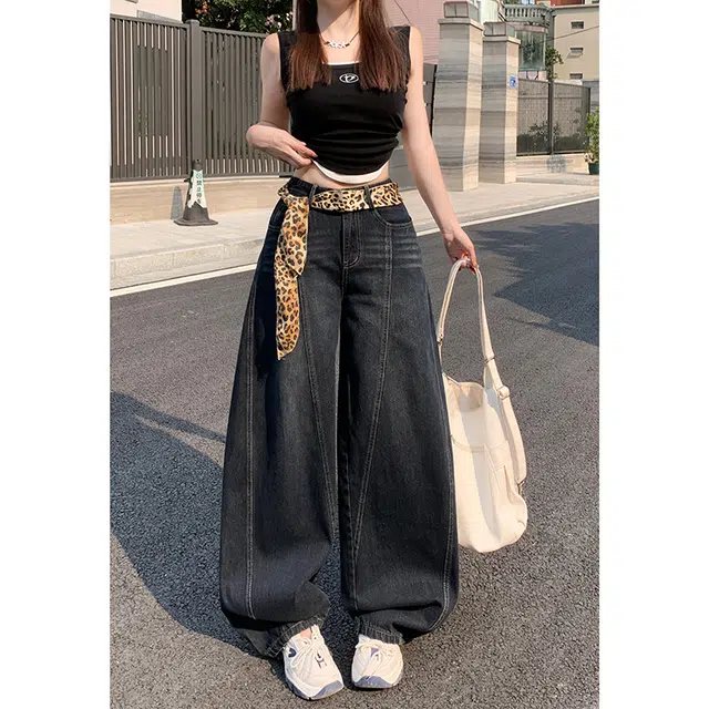 玫丝朵 优雅时尚百搭显瘦牛仔裤 女款