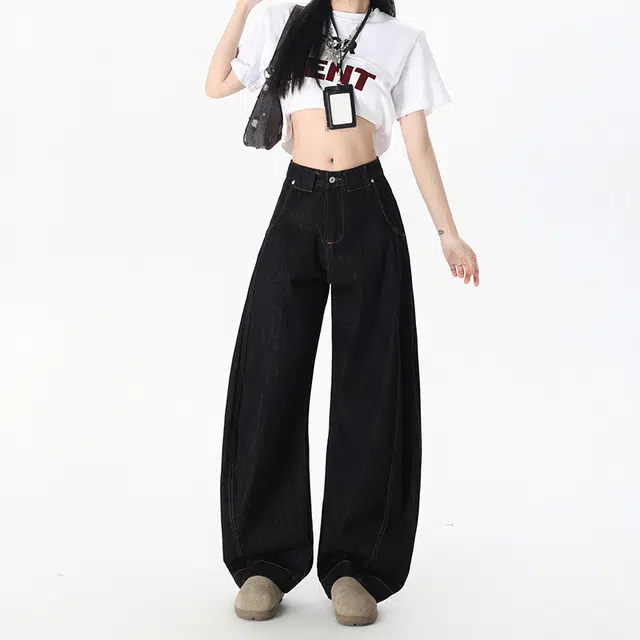 玫丝朵 休闲简约舒适百搭牛仔裤 女款