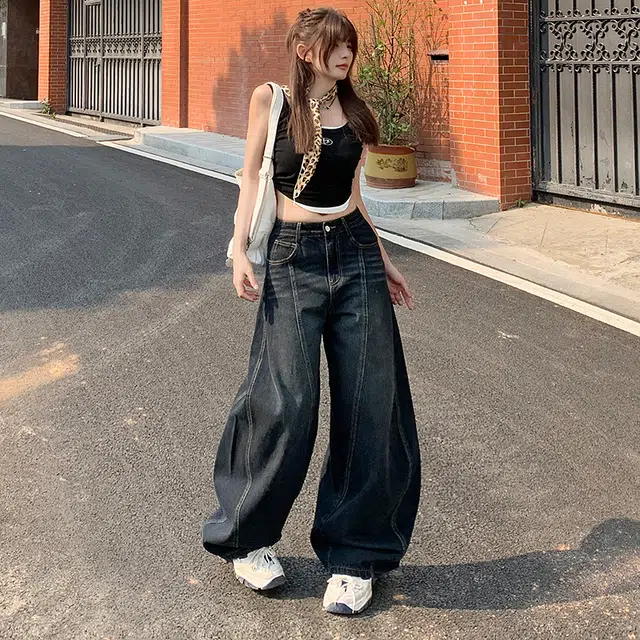 玫丝朵 优雅时尚百搭显瘦牛仔裤 女款