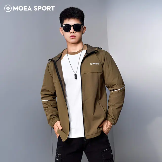 墨立方 户外训练骑行防风防水夹克外套 男款
