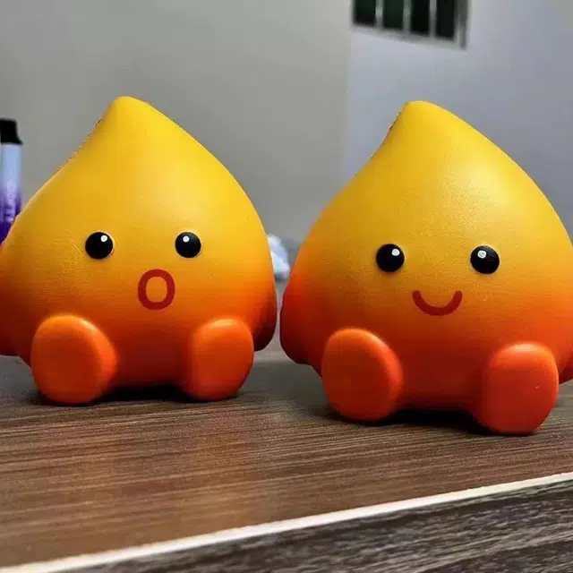 纯兔鼠 小火人精灵玩偶 捏捏乐/按按乐