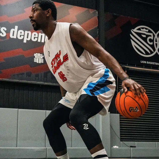 左右力量 液态氨纶速干裤高弹训练透气跑步健身压缩裤篮球紧身裤七分运动长裤 男女同款