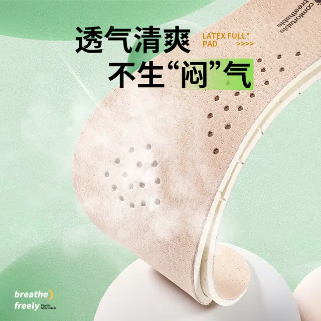 迈高乐 二层透气舒适吸汗防臭板鞋帆布鞋 猪皮乳胶 鞋垫 男女同款情侣款