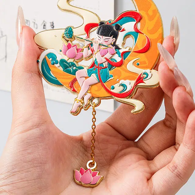 上美影 哪吒 闹海系列 民俗挂坠磁贴装饰贴磁吸饰品 谷圈冰箱贴