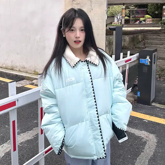 思蓓儿 日系学生设计感小众棉袄小个子韩系外套棉服 女款