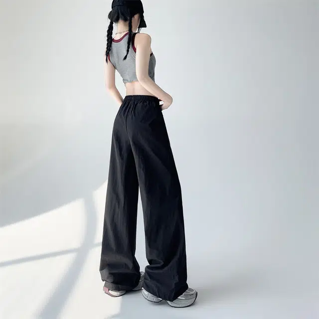 思蓓儿 简单版速干面料工装裤百搭显瘦大码休闲裤 女款