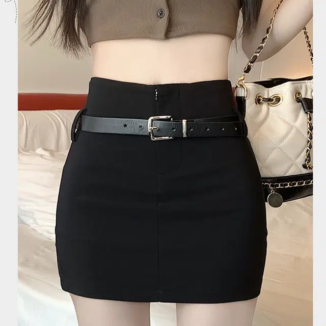 思蓓儿 设计感百搭包臀半身裙休闲短裙 女款