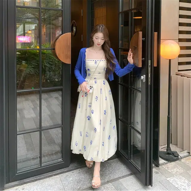 思蓓儿 时尚简约长袖舒适百搭裙子裙装套装 女款