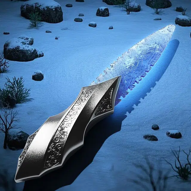 乐智由我 失落遗迹发光的小刀武器便携式 成品模型