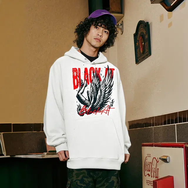 BLACK AT oversize
