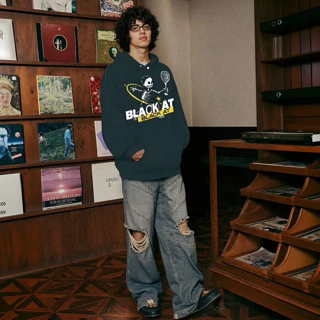 BLACK AT oversize
