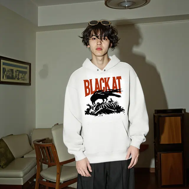 BLACK AT oversize
