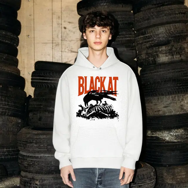 BLACK AT oversize