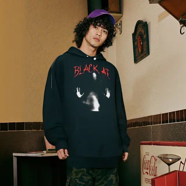 BLACK AT oversize