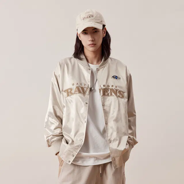 NFL Baltimore Ravens Varsity Jacket Navy