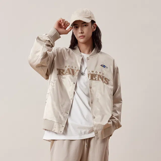 NFL Baltimore Ravens Varsity Jacket Navy